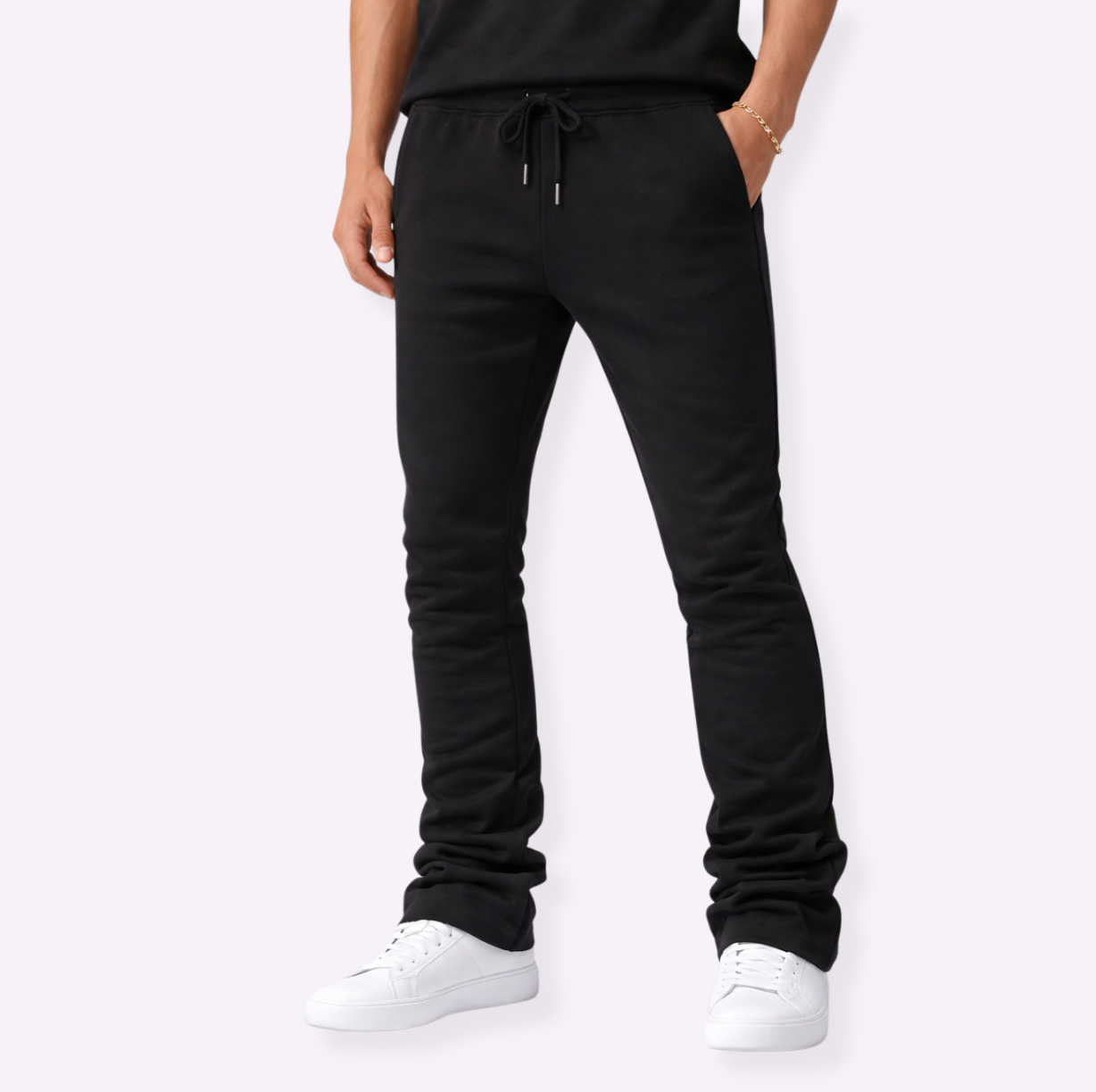 1406 LUXE ESSENTIAL FLEECE STACK PANT