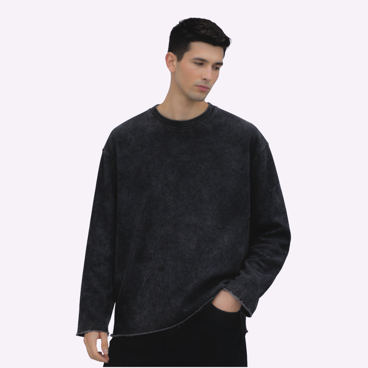 1704 ULTRA COMFORT CRPPED CREWNECK 1704 (new style #)