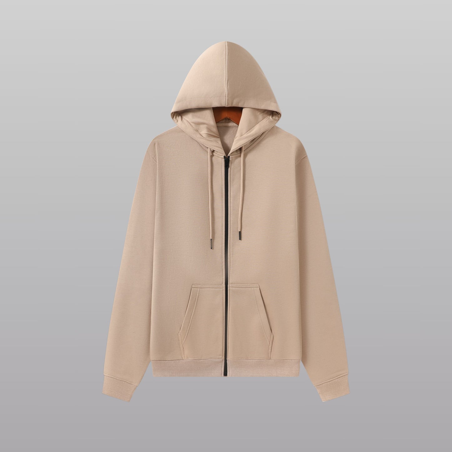 1801 LUXE ESSENTIAL FLEECE ZIPPER HOODIE