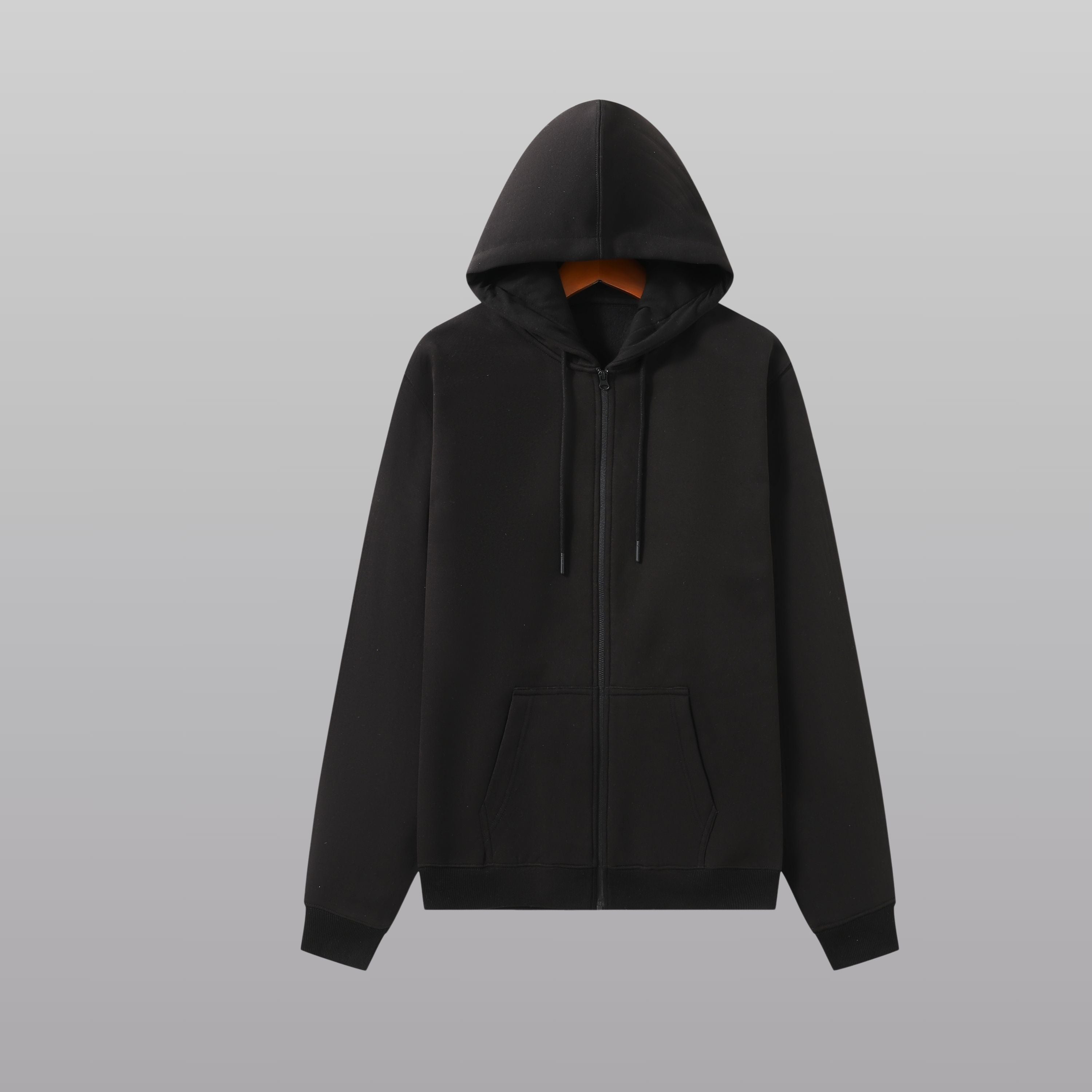 1801 LUXE ESSENTIAL FLEECE ZIPPER HOODIE