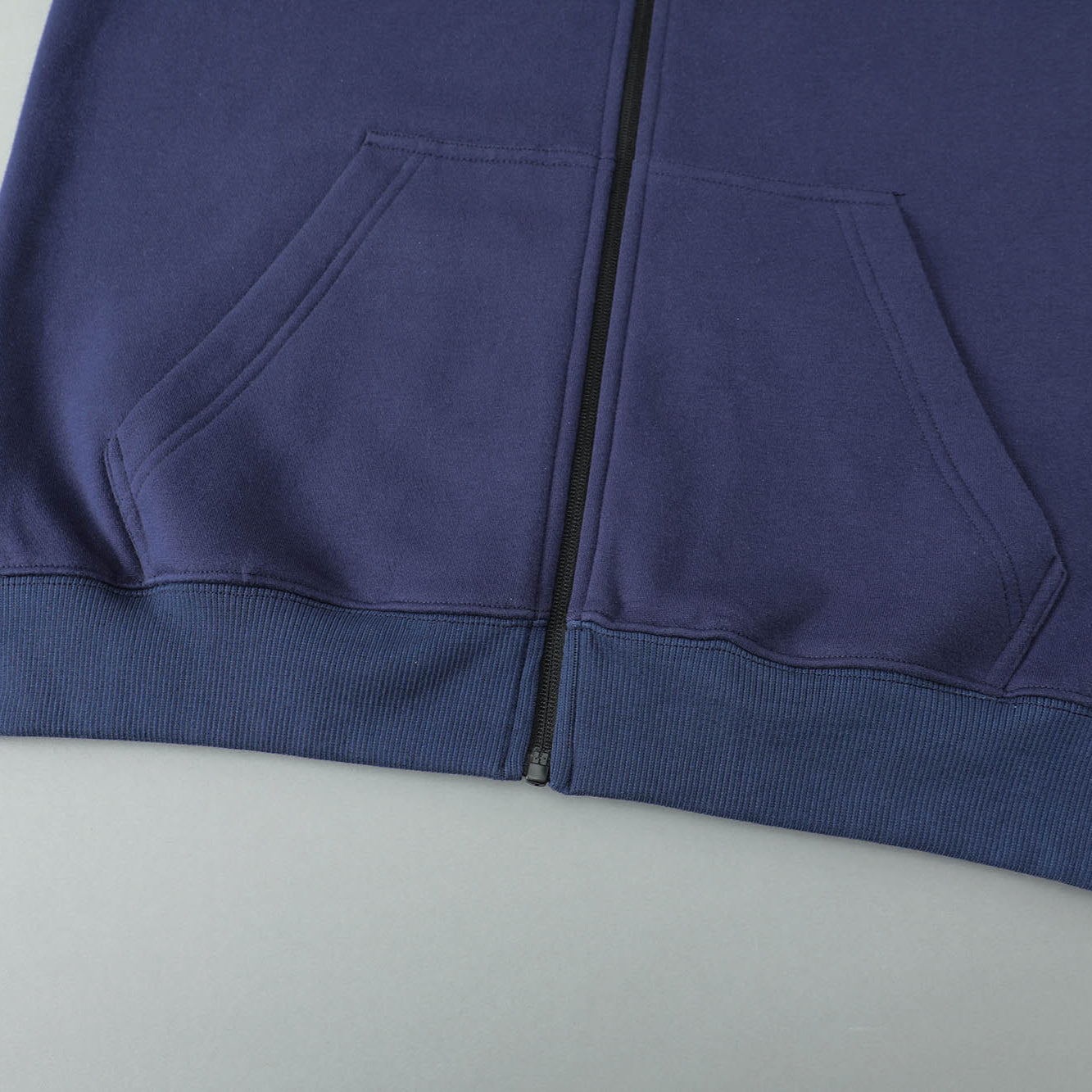 1801 LUXE ESSENTIAL FLEECE ZIPPER HOODIE