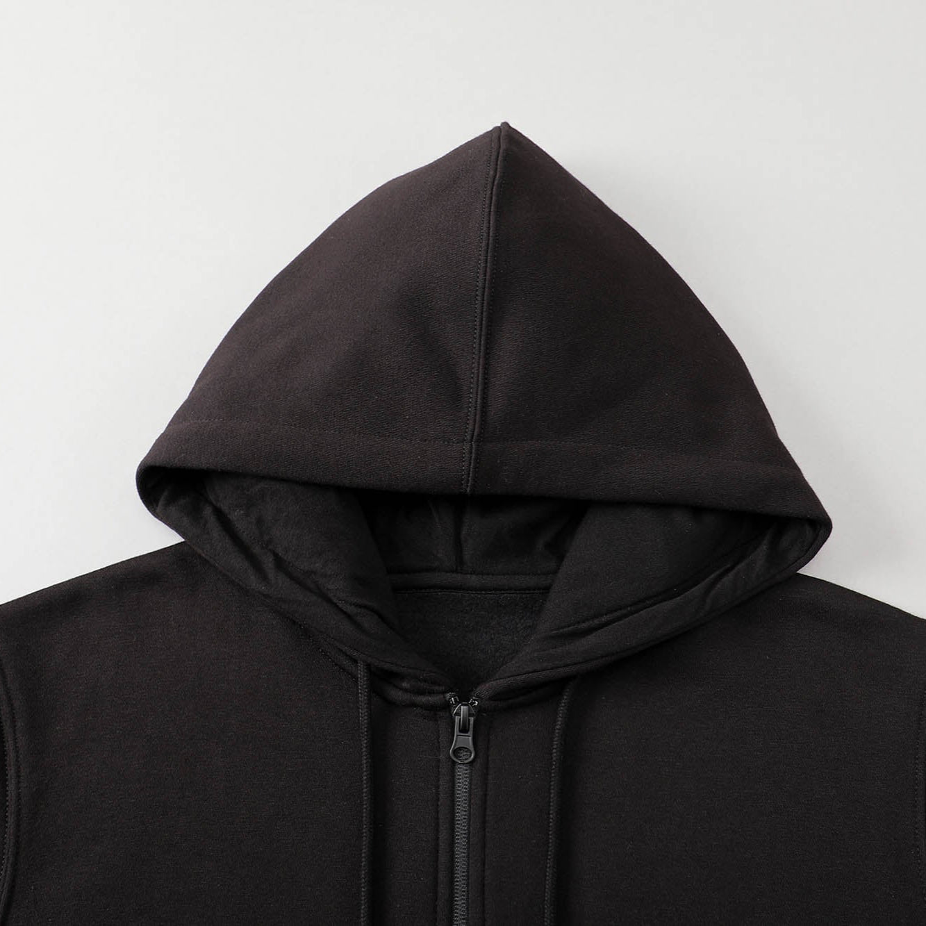 1801 LUXE ESSENTIAL FLEECE ZIPPER HOODIE