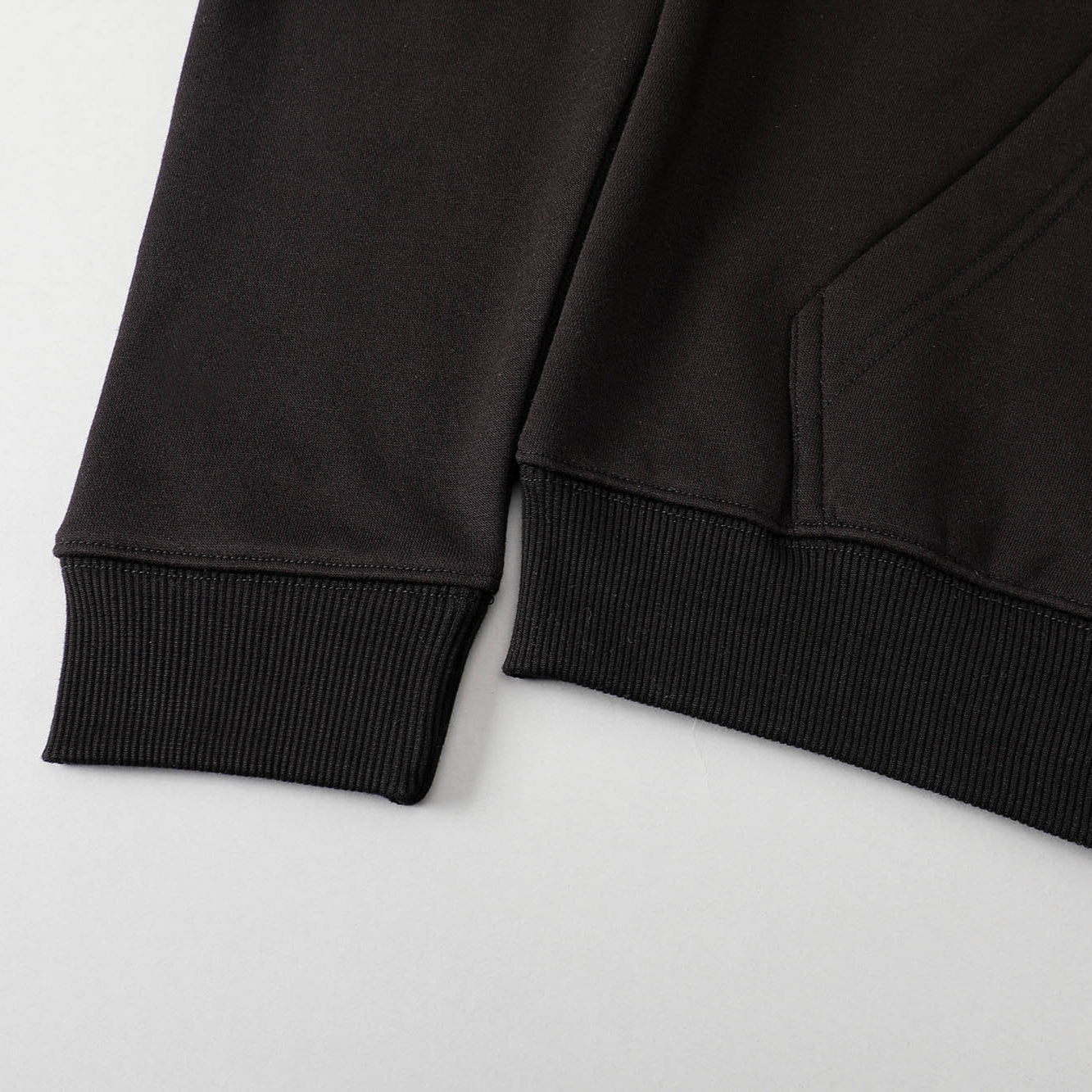 1801 LUXE ESSENTIAL FLEECE ZIPPER HOODIE