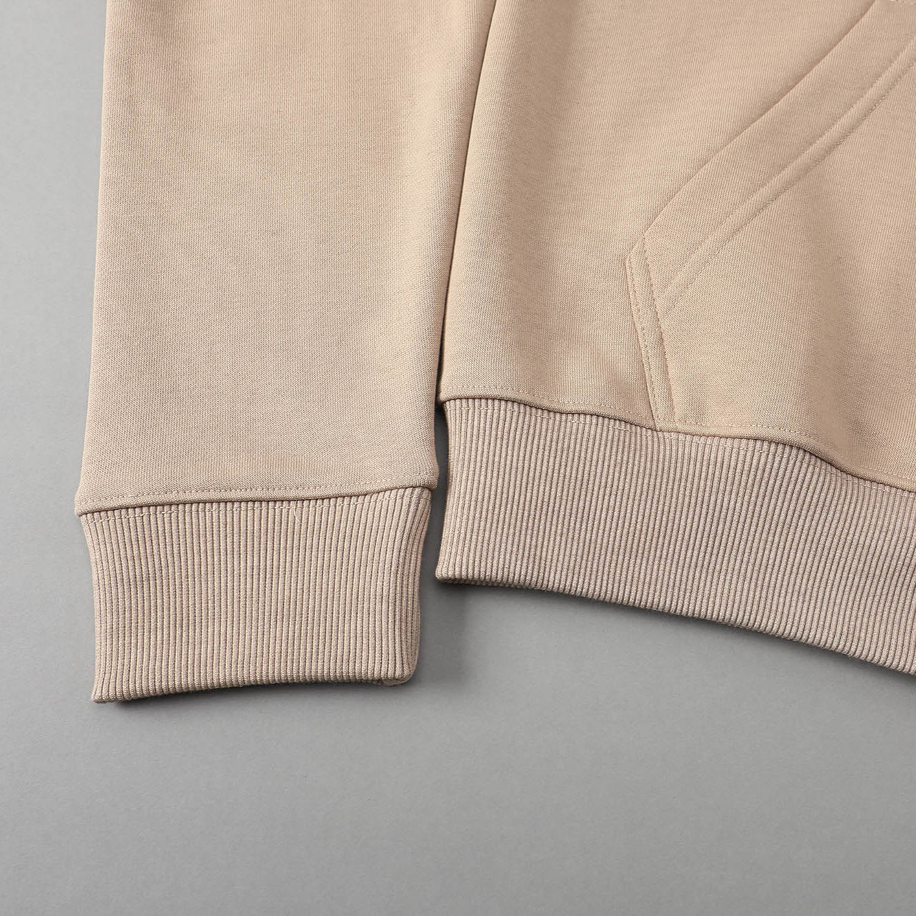1801 LUXE ESSENTIAL FLEECE ZIPPER HOODIE