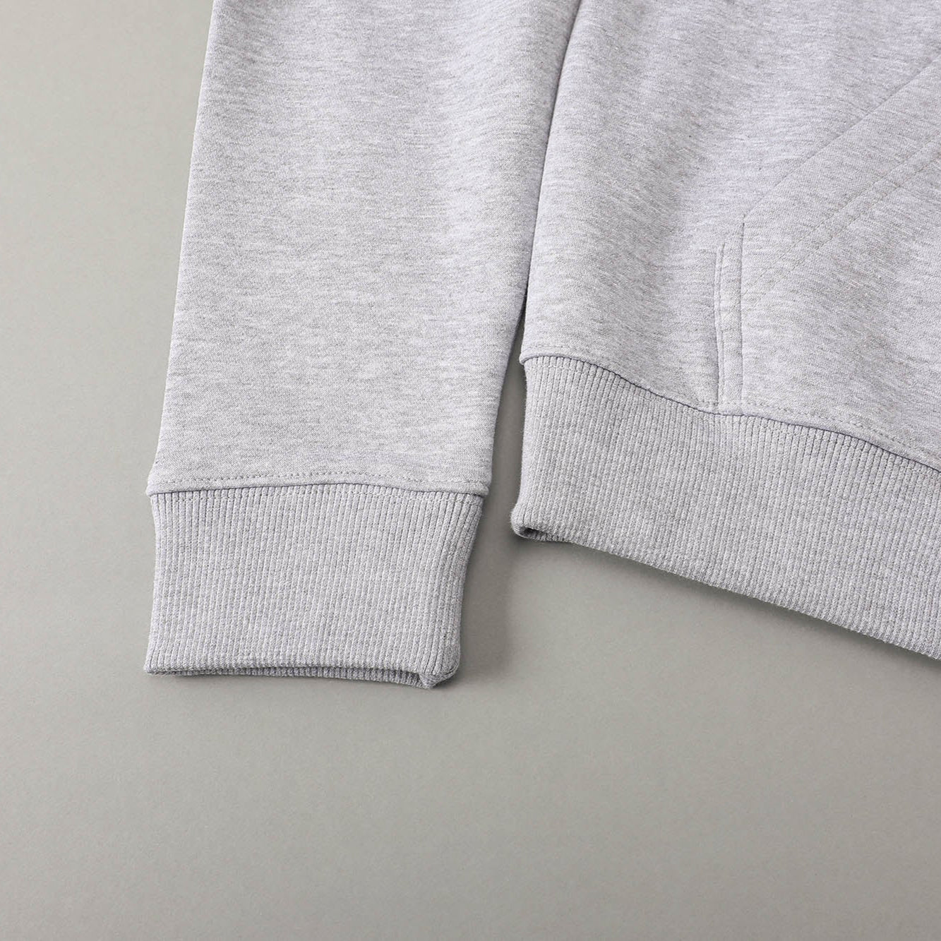 1801 LUXE ESSENTIAL FLEECE ZIPPER HOODIE