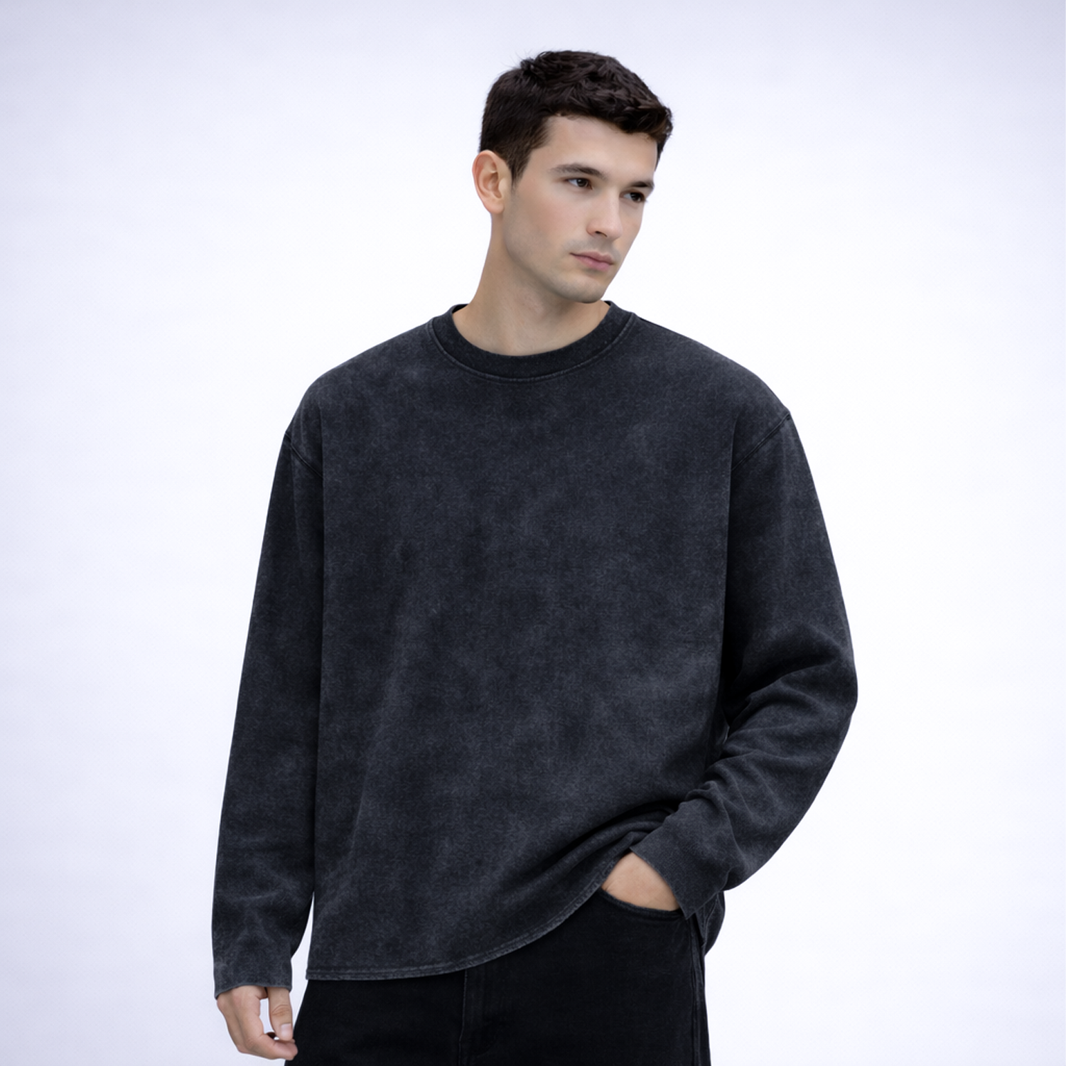 1704 ULTRA COMFORT CRPPED CREWNECK 1704 (new style #)
