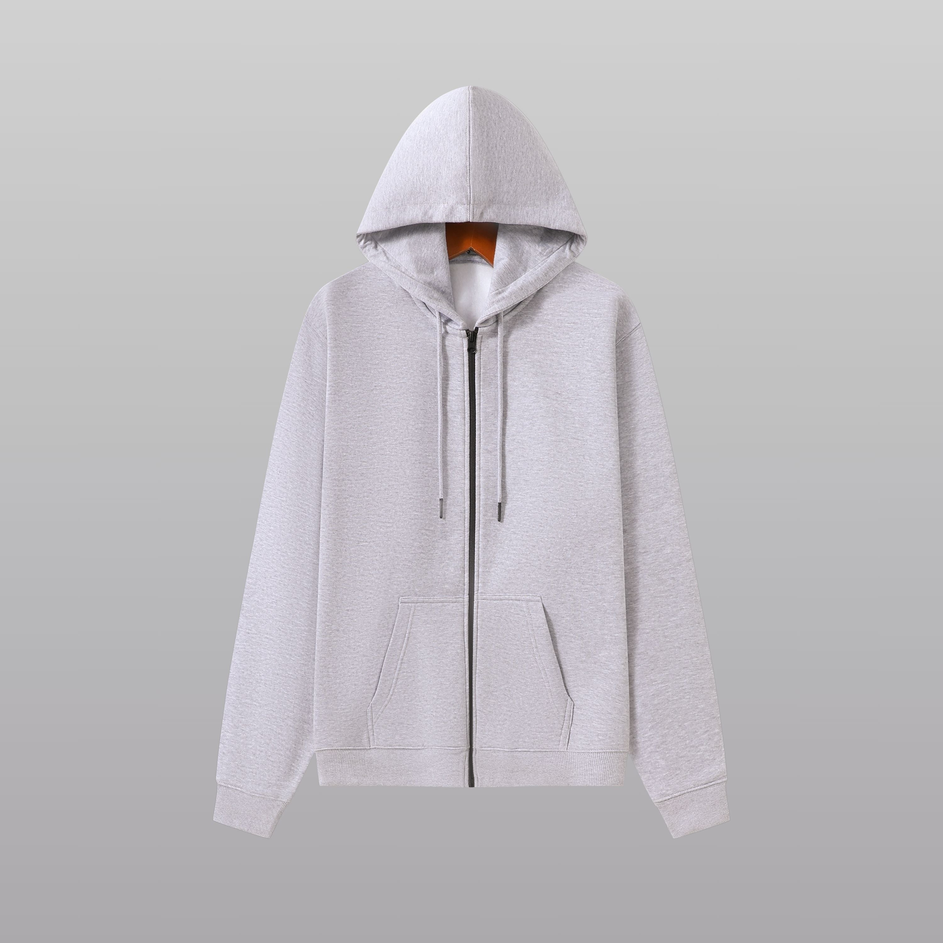 1801 LUXE ESSENTIAL FLEECE ZIPPER HOODIE