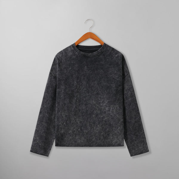 1704 ULTRA COMFORT CRPPED CREWNECK 1704 (new style #) - alt